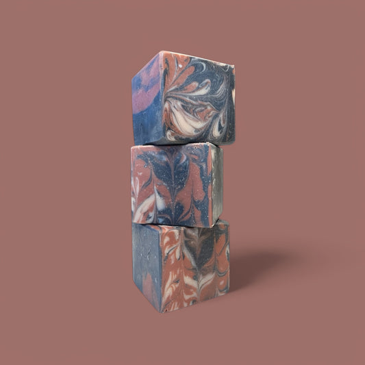 Jasmine, Rose & Charcoal French Block Soap